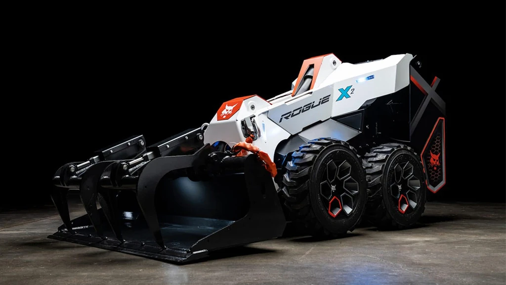 Будущее автономной техники на примере Bobcat RogueX2