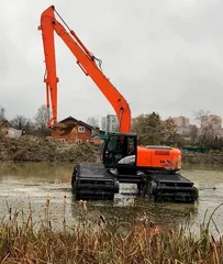Экскаватор-амфибия Hitachi ZX200 RIVER