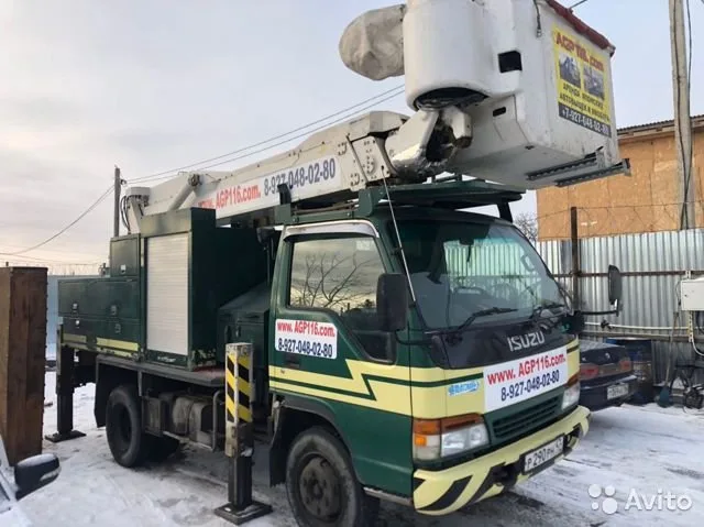 Средневысотная автовышка Aichi ISUZU Elf