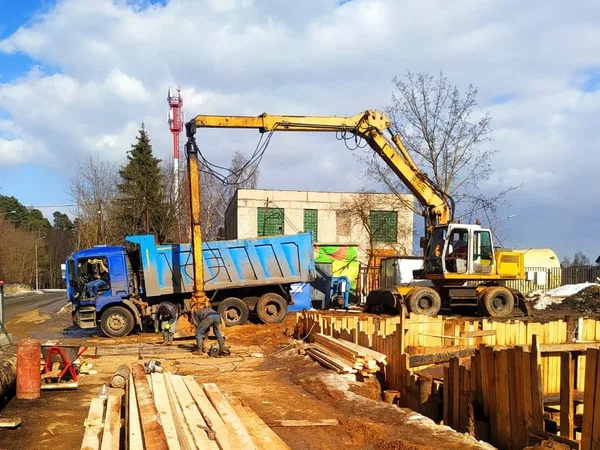 Колёсный грейфер экскаватор Liebherr A 922 (с грейферным ковшом) б/у