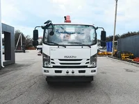Бортовой грузовик ISUZU 4x2 дв 139kw гп 6т c кму UNIC URV505 гп 5т