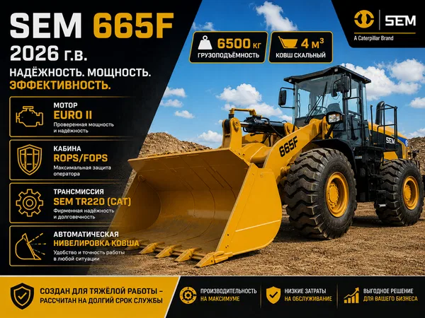 Фронтальный погрузчик SEM 665F