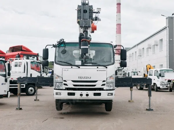 Автокран на шасси ISUZU 4x2 дв. 96kw крановая установка FURUNKANG DZ5T гп 5т люлька два крюка