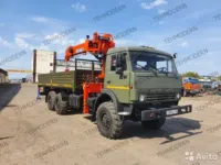 Бортовой грузовик с КМУ КамАЗ 43118 с КМУ Kanglim 1256 GII