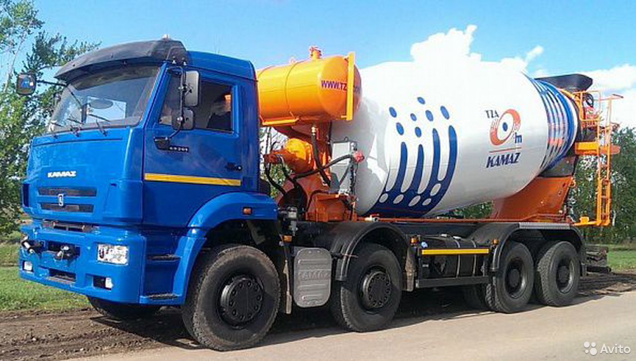 Автобетоносмеситель ТЗА 5814V2 на шасси КамАЗ 65201-3930-49